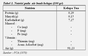 manfaat air kelapa