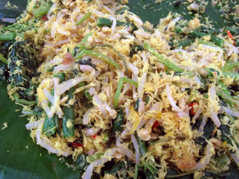 cara membuat urap kelapa